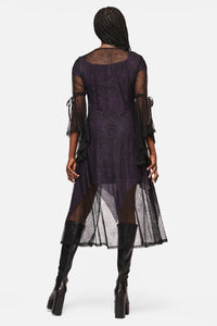 Black Friday - Web Lace Duster - black