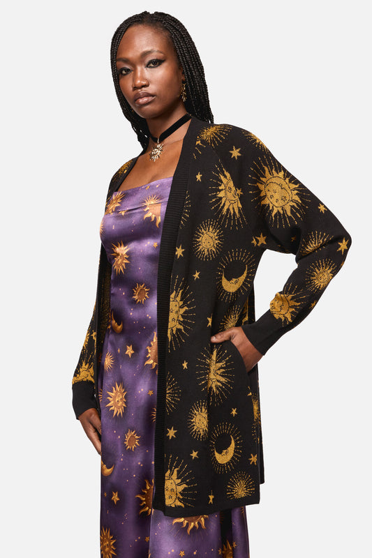 Black Friday - Cosmic Light Goth Cardigan - black