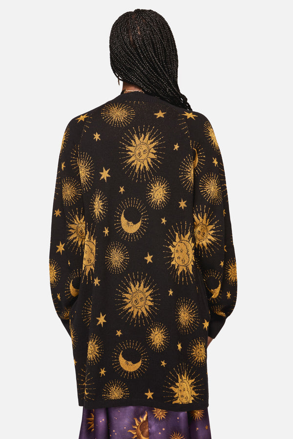 Black Friday - Cosmic Light Goth Cardigan - black