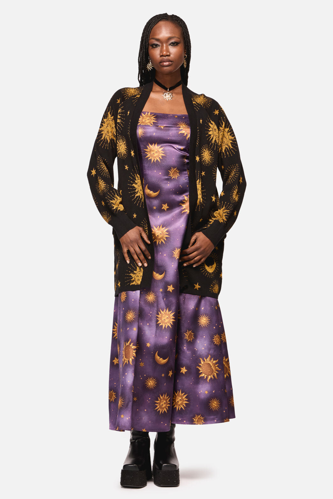 Black Friday - Cosmic Light Goth Cardigan - black