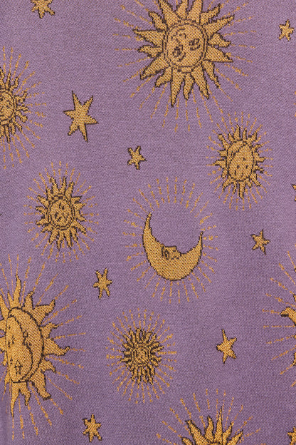 Black Friday - Cosmic Light Goth Cardigan - purple