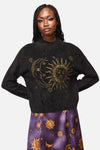 Black Friday - Sun And Moon Goth Knit - black