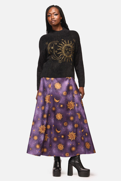 Black Friday - Sun And Moon Goth Knit - black
