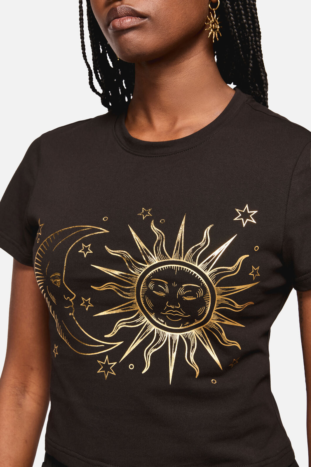 Black Friday - Sun And Moon Goth Tee - black