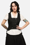 Black Friday - Bat Wing Tail Waist Coat - black