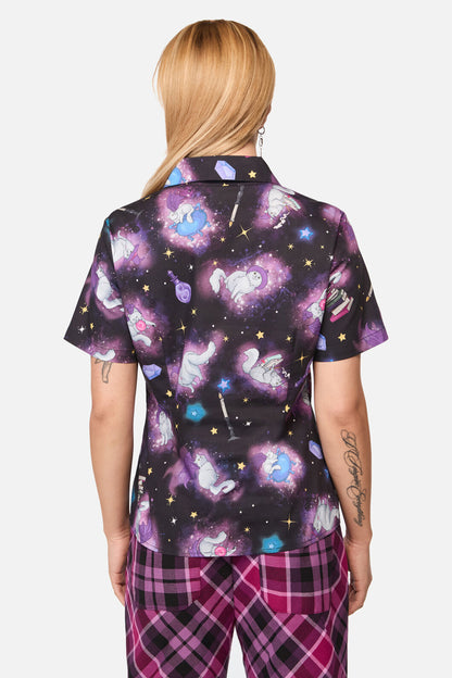 Black Friday - Witches Familiar Ss Blouse - black