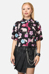 Black Friday - Rat-A-Tat Print Blouse - black