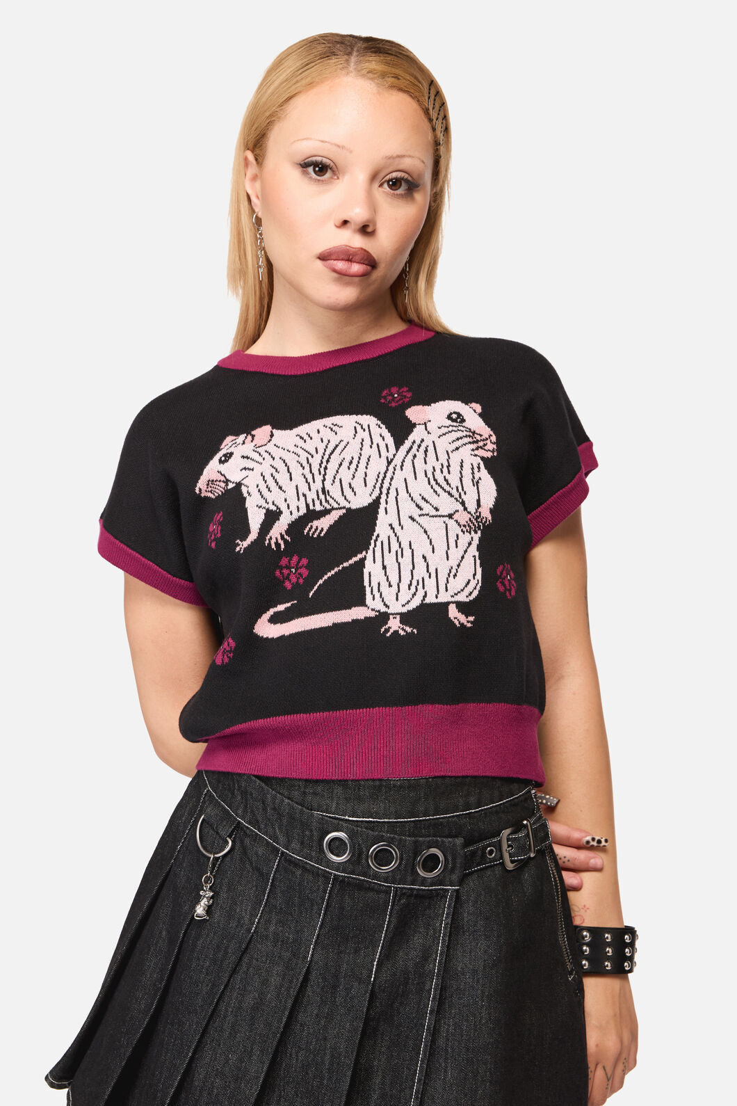 Black Friday - Rat-A-Tat Witchy Knit - black