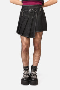 Black Friday - Rodents Grunge Skirt - black