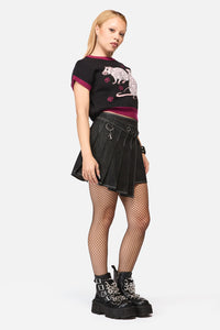 Black Friday - Rodents Grunge Skirt - black