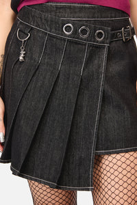 Black Friday - Rodents Grunge Skirt - black