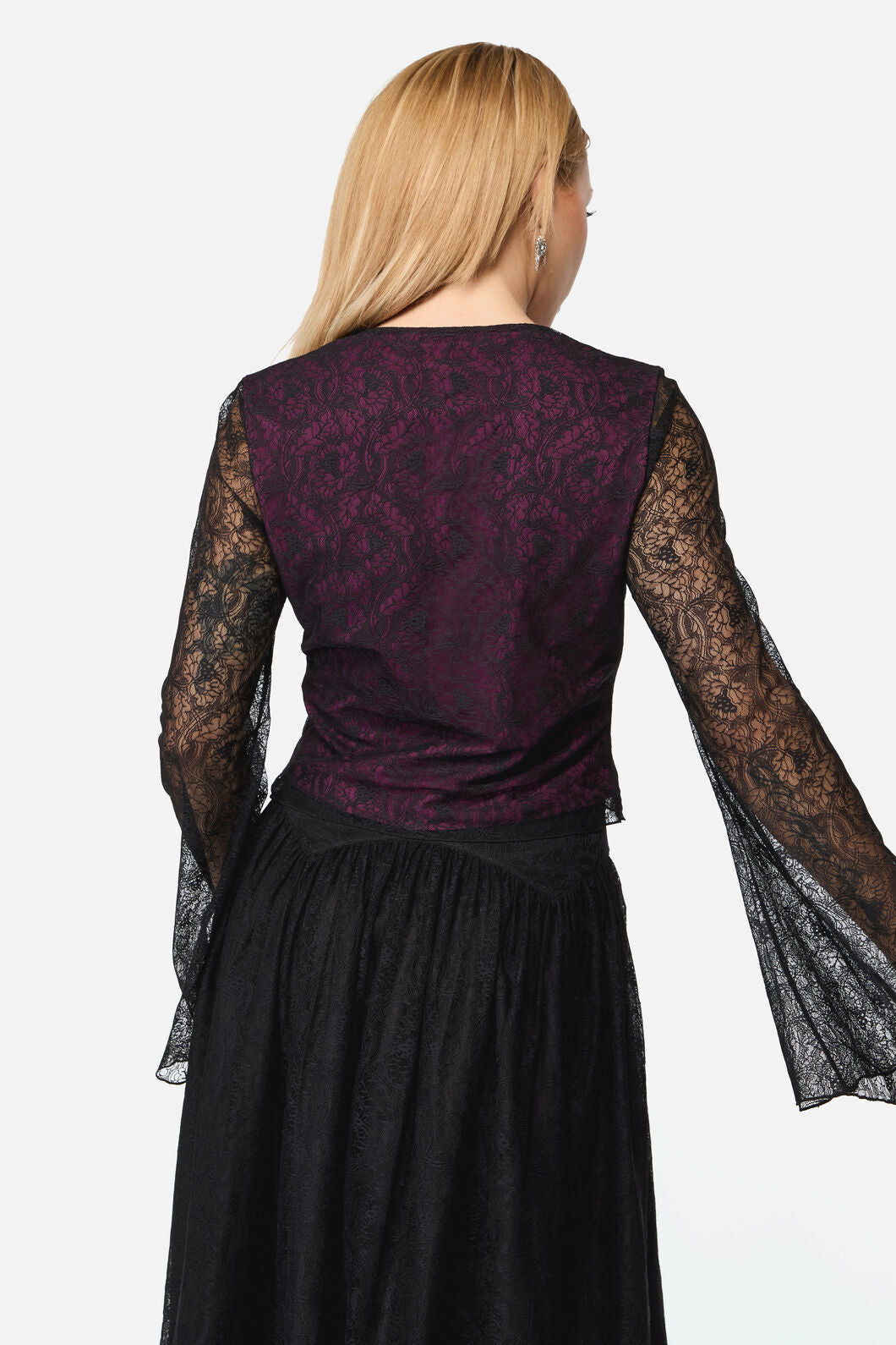 Black Friday - Fiona Lace Top - black