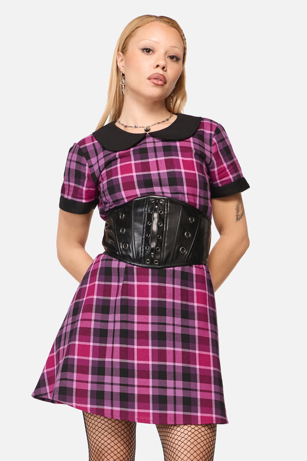 Black Friday - Trickz Pu Underbust Corset - black