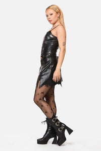 Black Friday - Trickz Pu Punk Skort - black