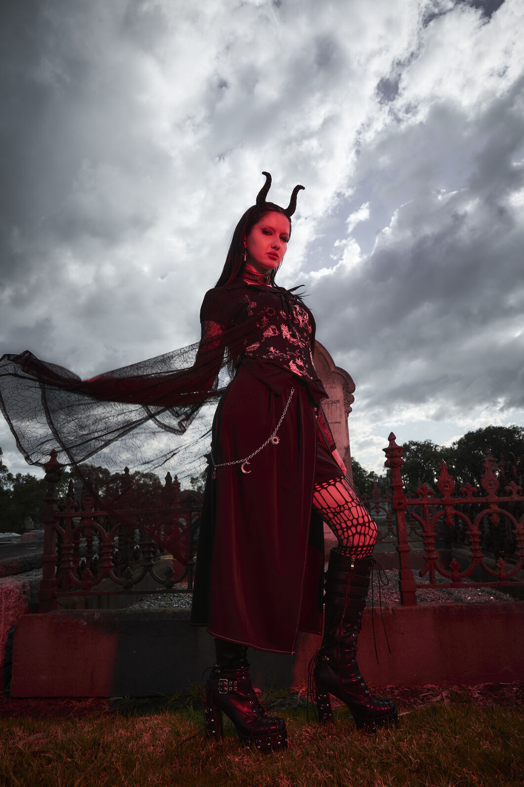 Black Friday - Fiona Midi 2 Piece Skort - black