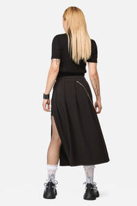 Black Friday - Fiona Midi 2 Piece Skort - black