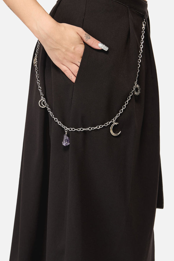 Black Friday - Fiona Midi 2 Piece Skort - black