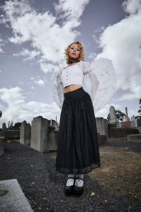 Black Friday - Fiona Lace Skirt - black