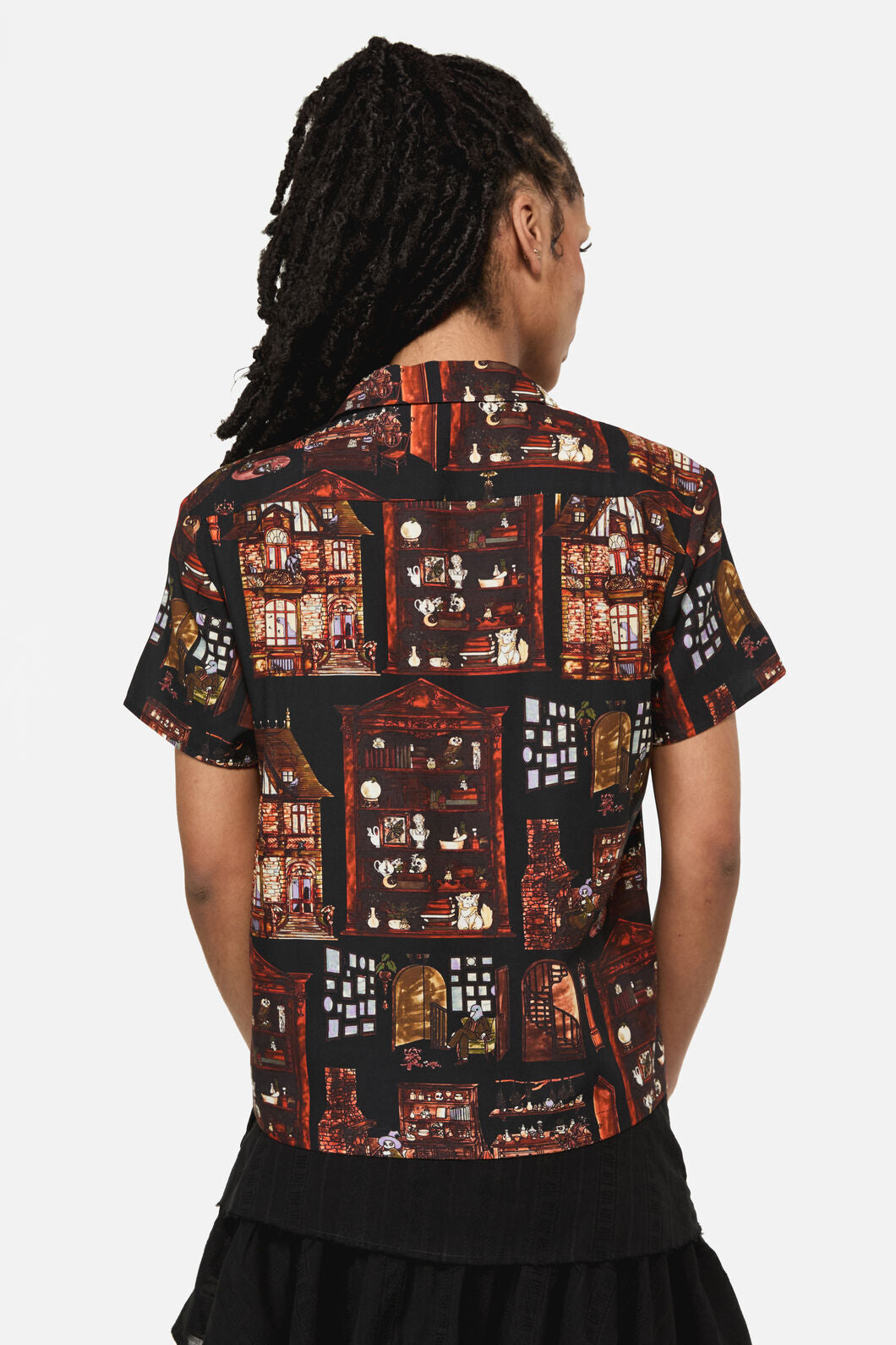 Black Friday - Covenstead Goth Print Blouse - multi