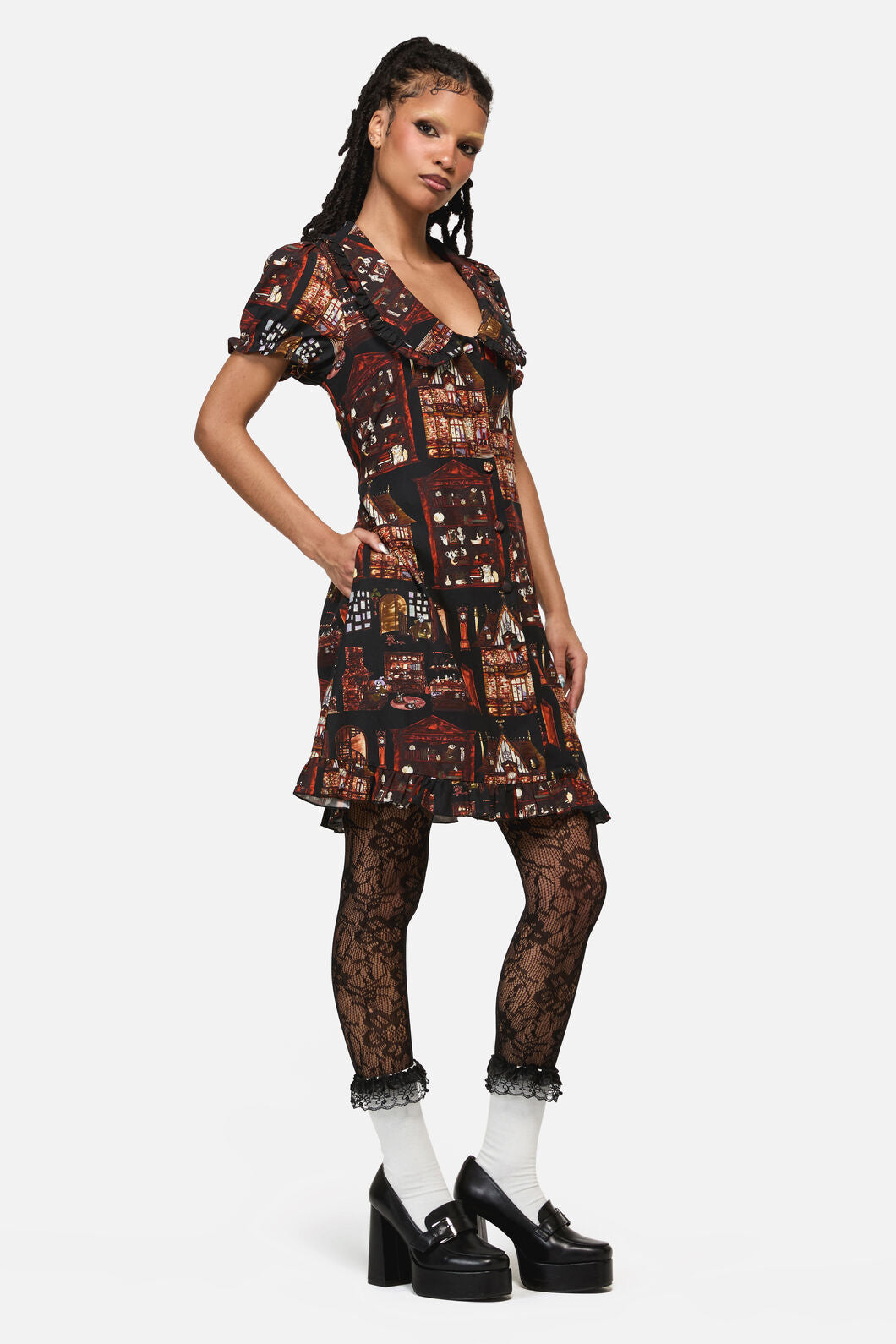 Black Friday - Covenstead A-Line Goth Dress - multi