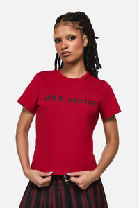 Black Friday - This Sucks Goth Print Tee - red