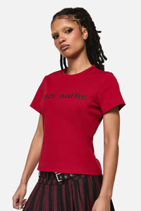 Black Friday - This Sucks Goth Print Tee - red