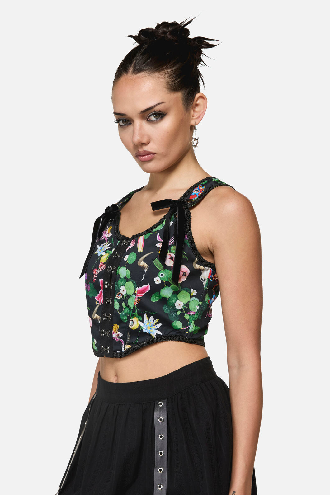 Dangerfield - See No Evil Print Corset - multi