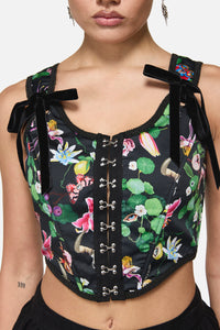 Dangerfield - See No Evil Print Corset - multi
