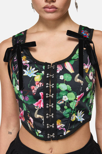 Dangerfield - See No Evil Print Corset - multi