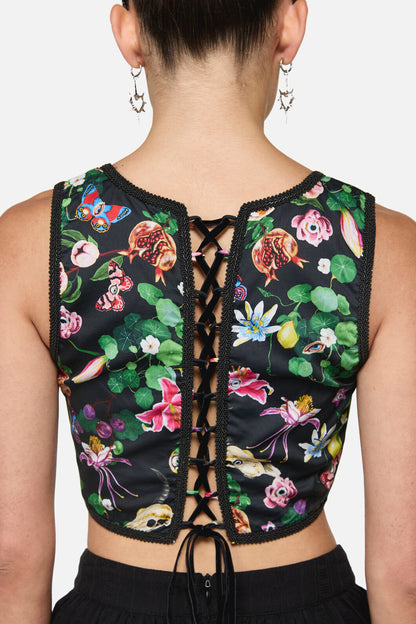 Dangerfield - See No Evil Print Corset - multi