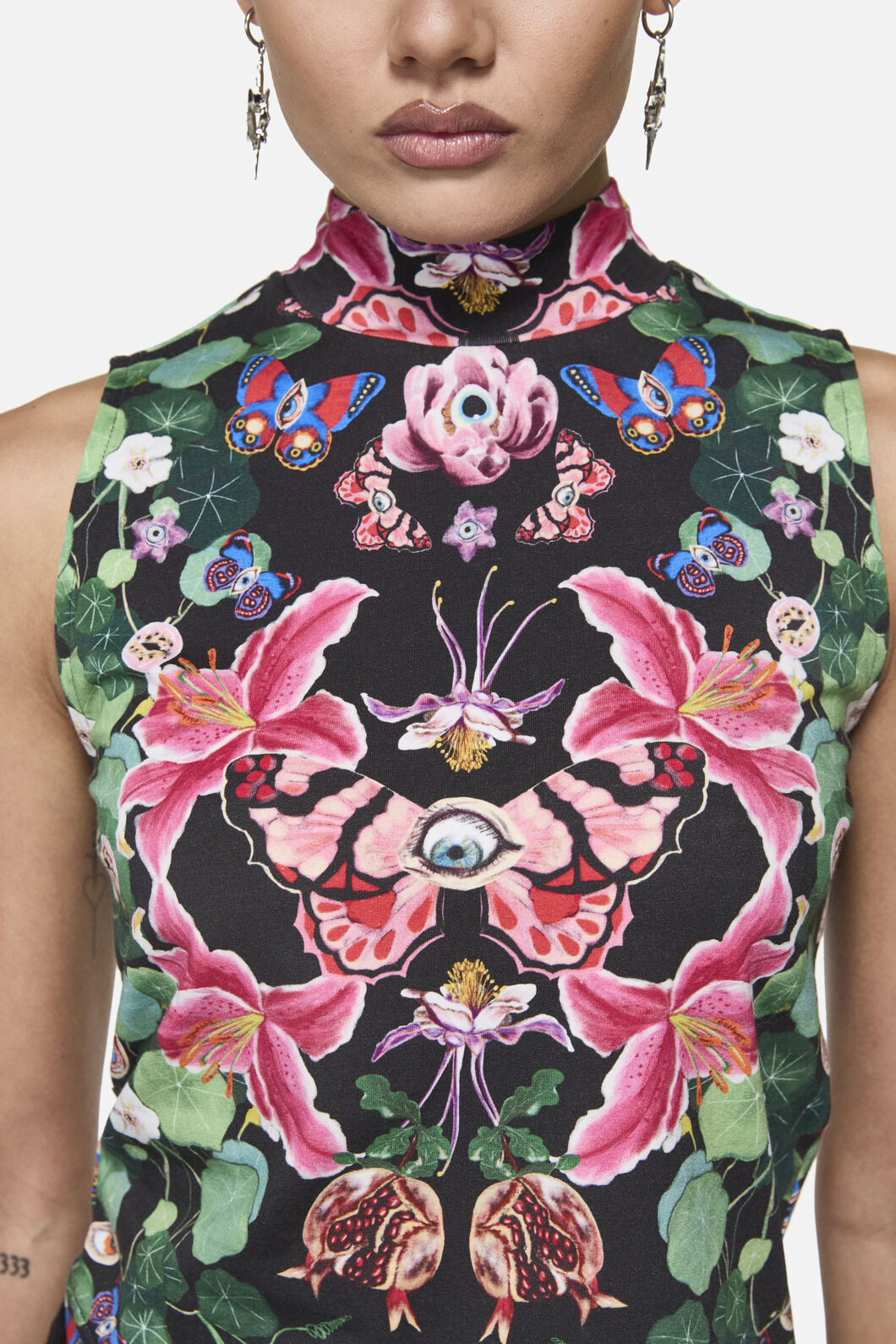 Black Friday - See No Evil Print Tank Top - multi