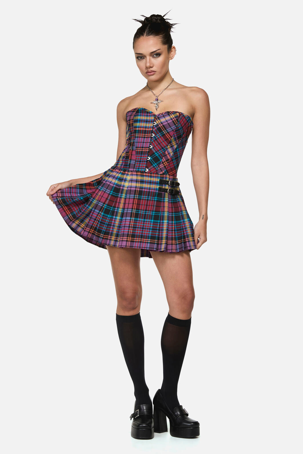 Black Friday - Nightminds Tartan Skort - multi