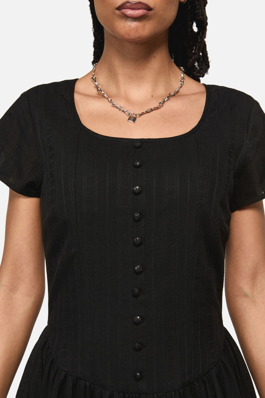 Black Friday - Witches Drop Waist Midi Dress - black