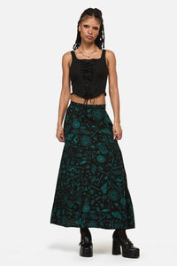 Black Friday - Witches Front Lace Corset - black