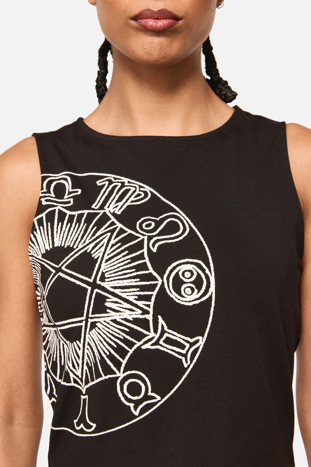 Black Friday - Conjuring Goth Print Tank Top - black