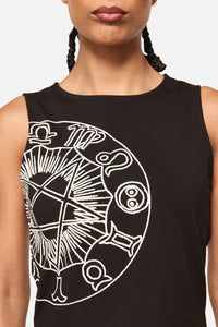 Black Friday - Conjuring Goth Print Tank Top - black