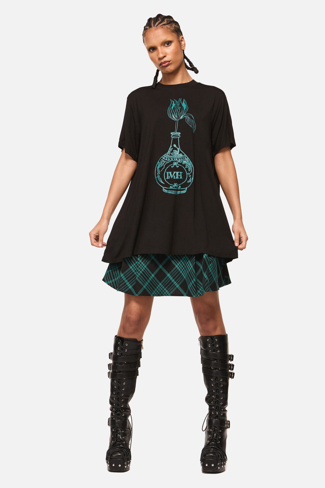 Black Friday - Spellbook Oversized Goth Tee - black