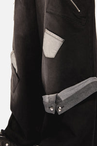 Black Friday - Vixi Cyber Tech Cargo Jean - black-grey