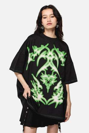 Black Friday - Hazardous Print OS Tee - black