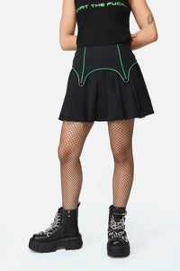 Black Friday - Wired Contrast Skort - black