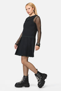 Black Friday - Wired Collar Sleeveless Dress - black