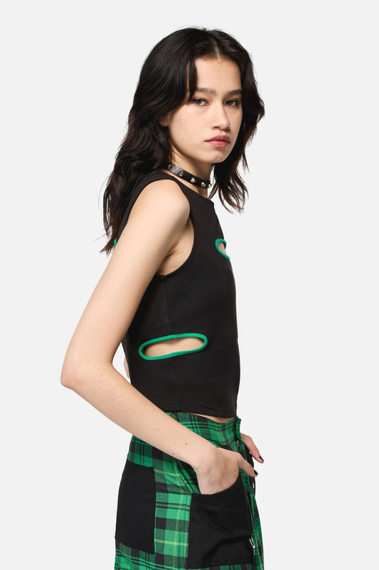 Black Friday - Wired Cut Out Tank - black
