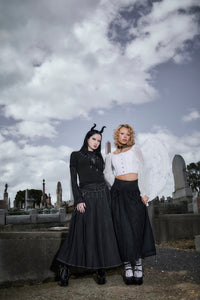 Black Friday - Rodent Grunge Maxi Skirt - black