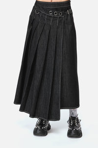 Black Friday - Rodent Grunge Maxi Skirt - black