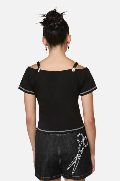 Black Friday - Tools Goth Raglan Tee - black