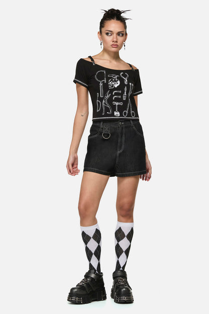 Black Friday - Tools Goth Raglan Tee - black