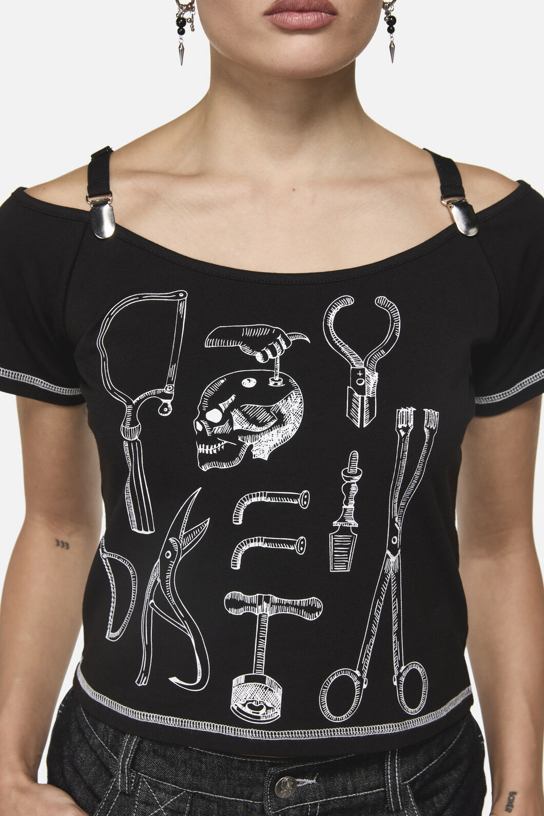 Black Friday - Tools Goth Raglan Tee - black