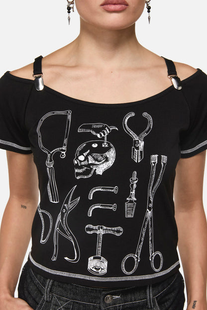 Black Friday - Tools Goth Raglan Tee - black