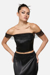 Black Friday - Esmeralda Formal Goth Top - black