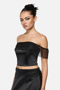 Black Friday - Esmeralda Formal Goth Top - black